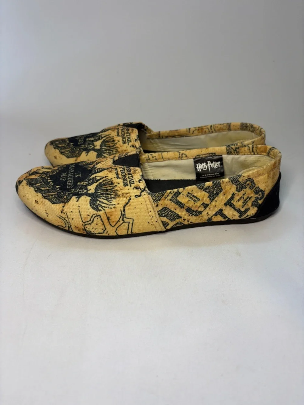 Bioworld HARRY POTTER Marauder’s Map‎ Shoes Size Small